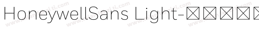 HoneywellSans Light字体转换